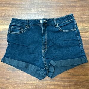Forever 21 Dark Blue Jean Shorts